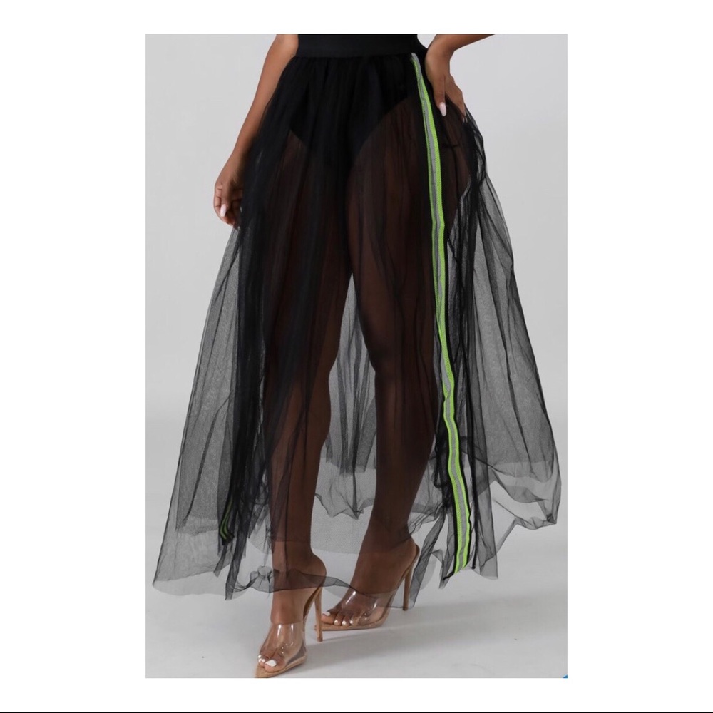 Tulle Maxi Skirt